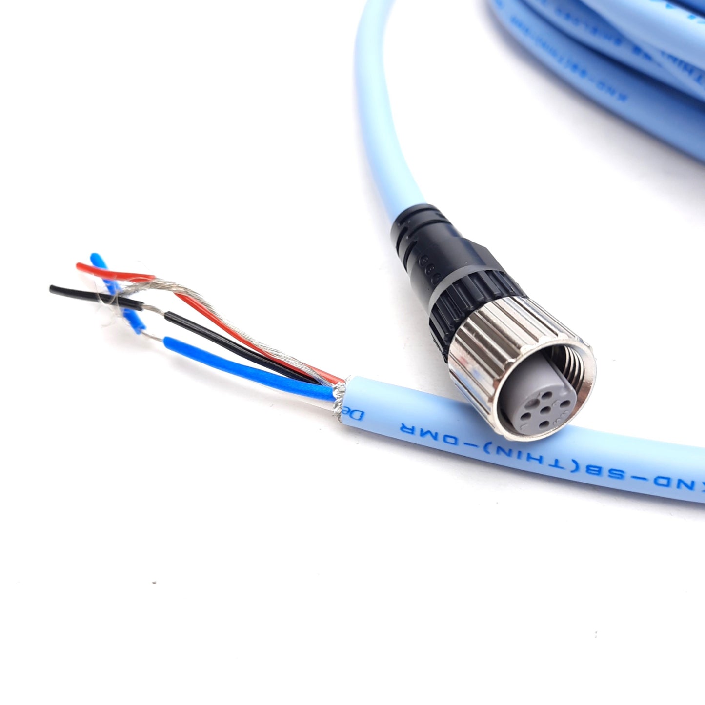New SMC EX500-AC050-DN Connector Cable, M12 5-Pin to Flying Leads, For: EX500 Series
