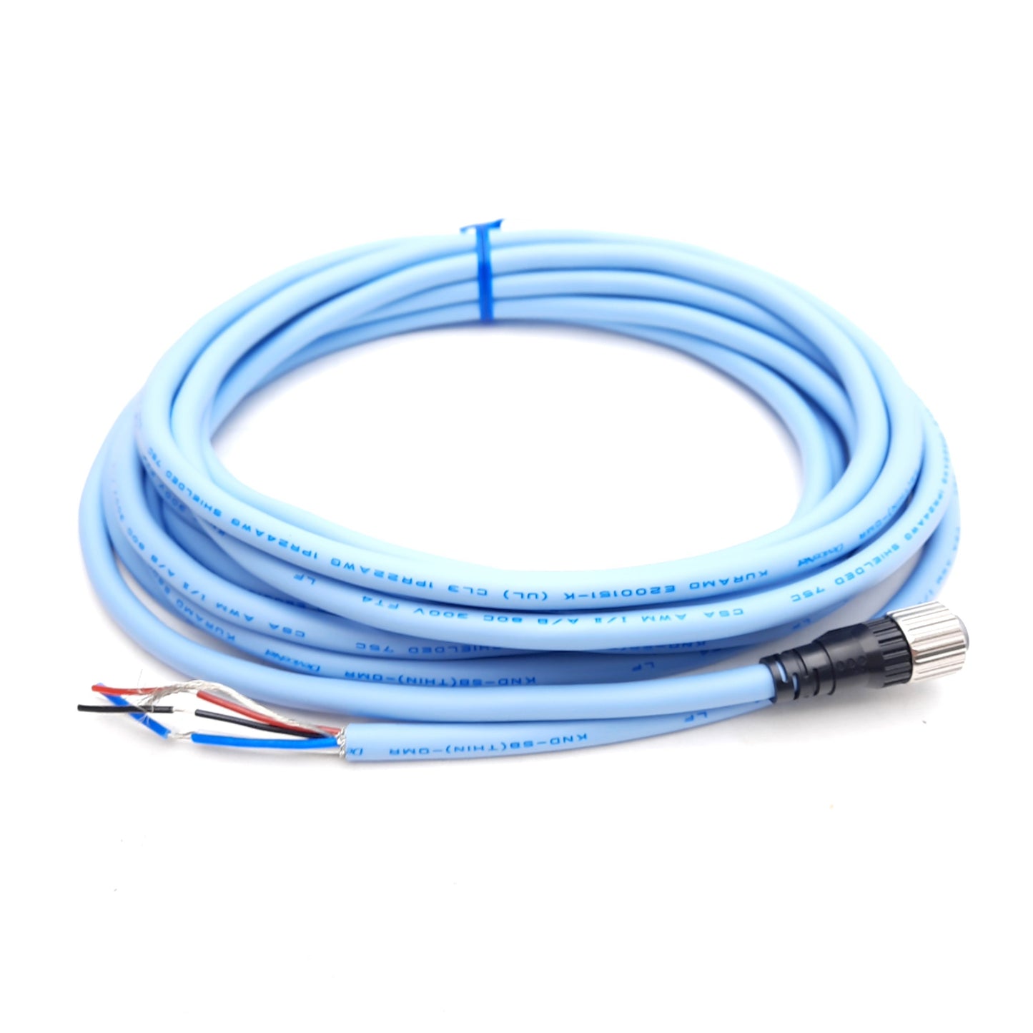 New SMC EX500-AC050-DN Connector Cable, M12 5-Pin to Flying Leads, For: EX500 Series