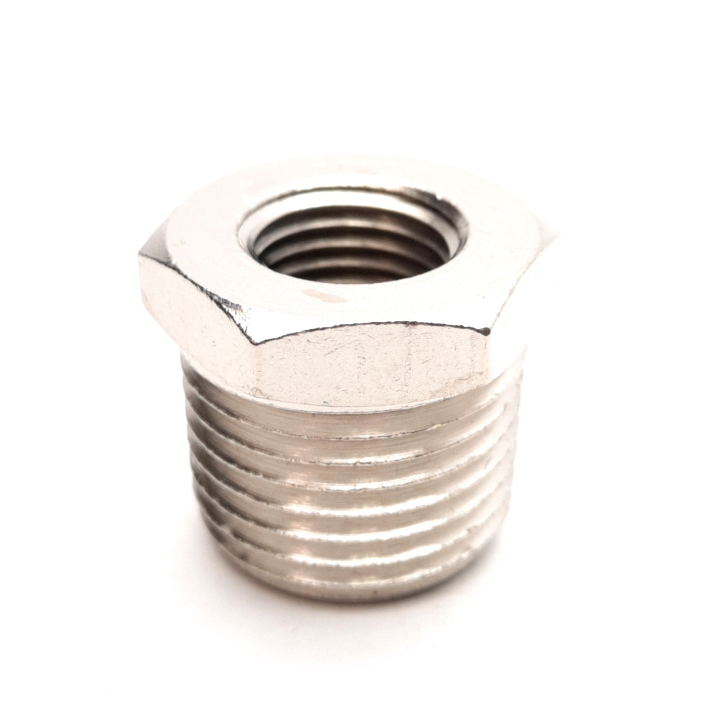 New Lot of 25 Camozzi 2530 08-04 Brass Bushings 1/2in NPTF Male to 1/4in NPTF Female