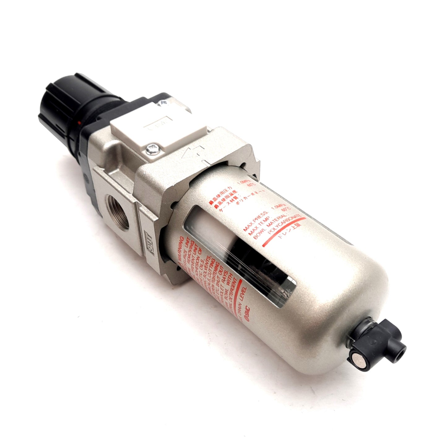 New SMC AW30-03B Filter Regulator 0.05-0.85MPa, Rc3/8 Port, 5µm Filtration