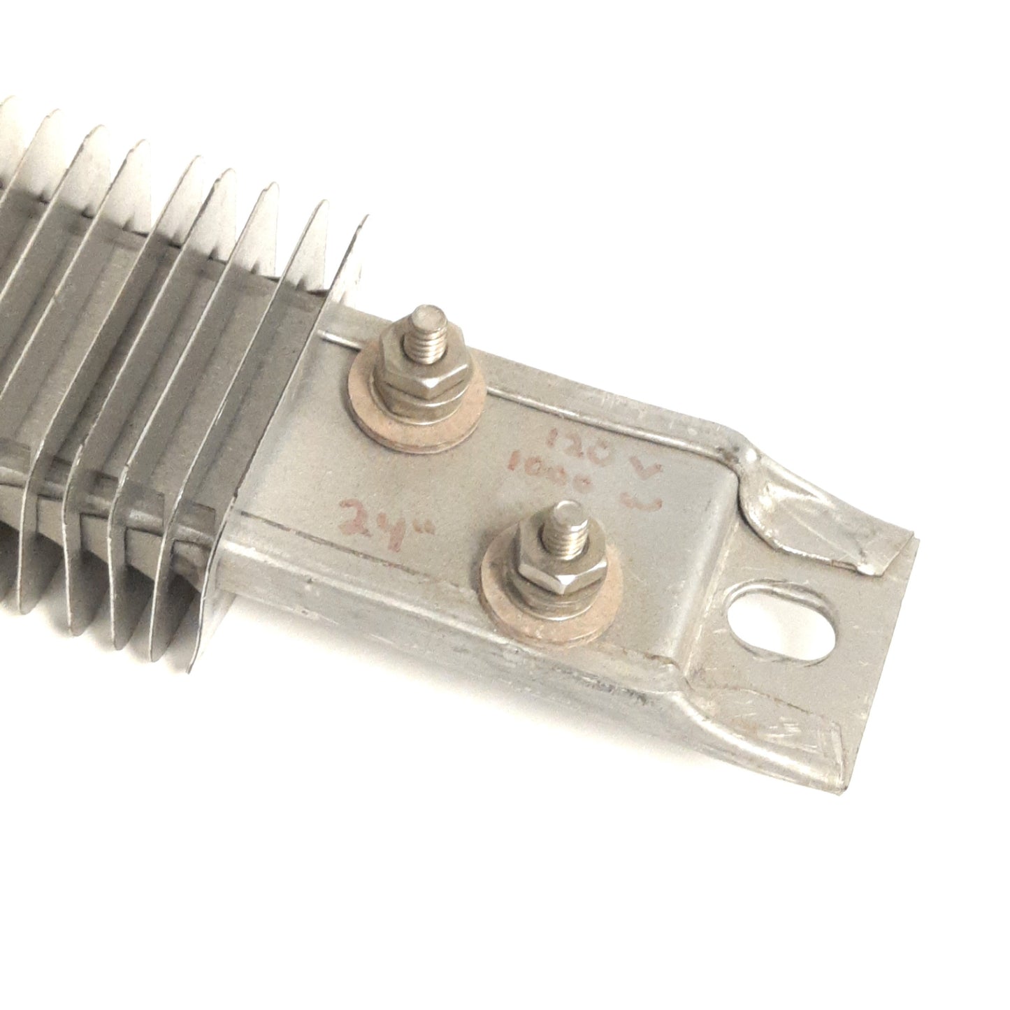 Used Watlow SGA1J23NW6 375 Finned Strip Heater 23.75" x 1.5", 120V AC, 1000W