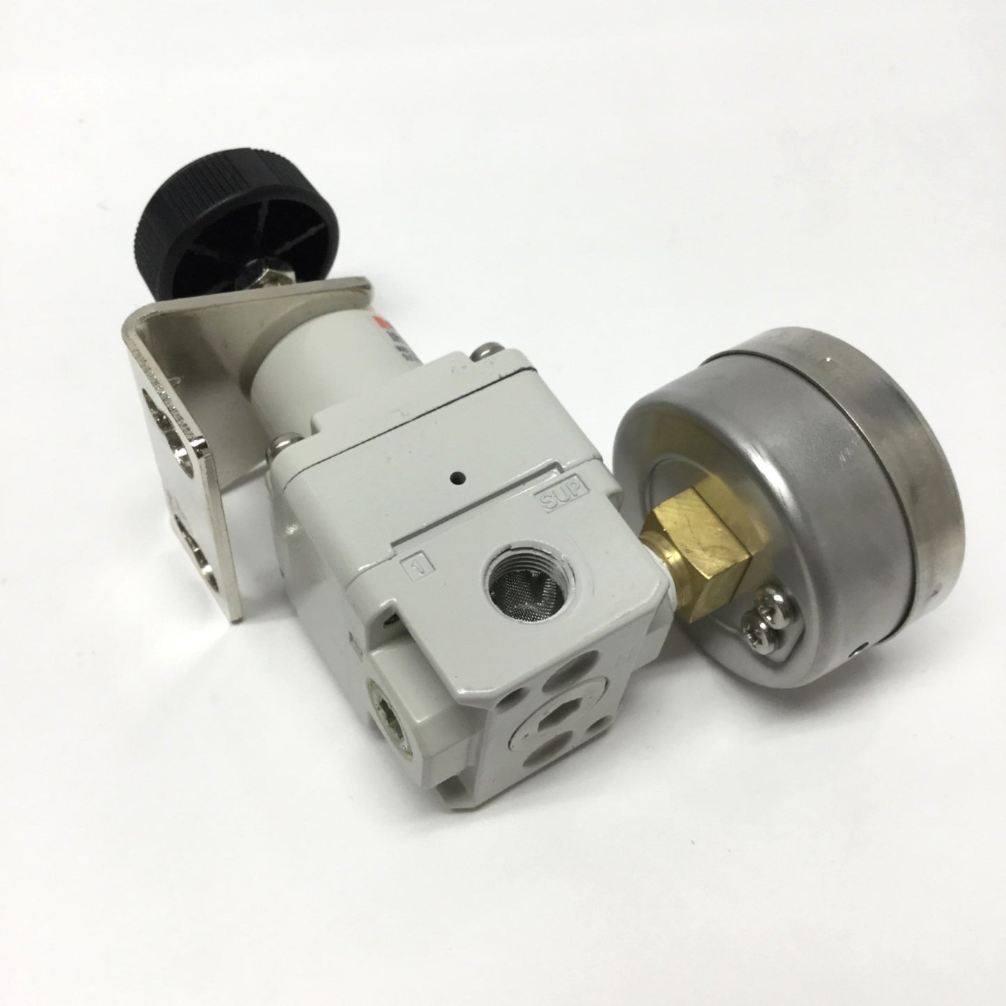 Used SMC IR1000-N01B-X3 Precision Pressure Regulator, 0.005-0.2MPa Out, 1/8" NPT