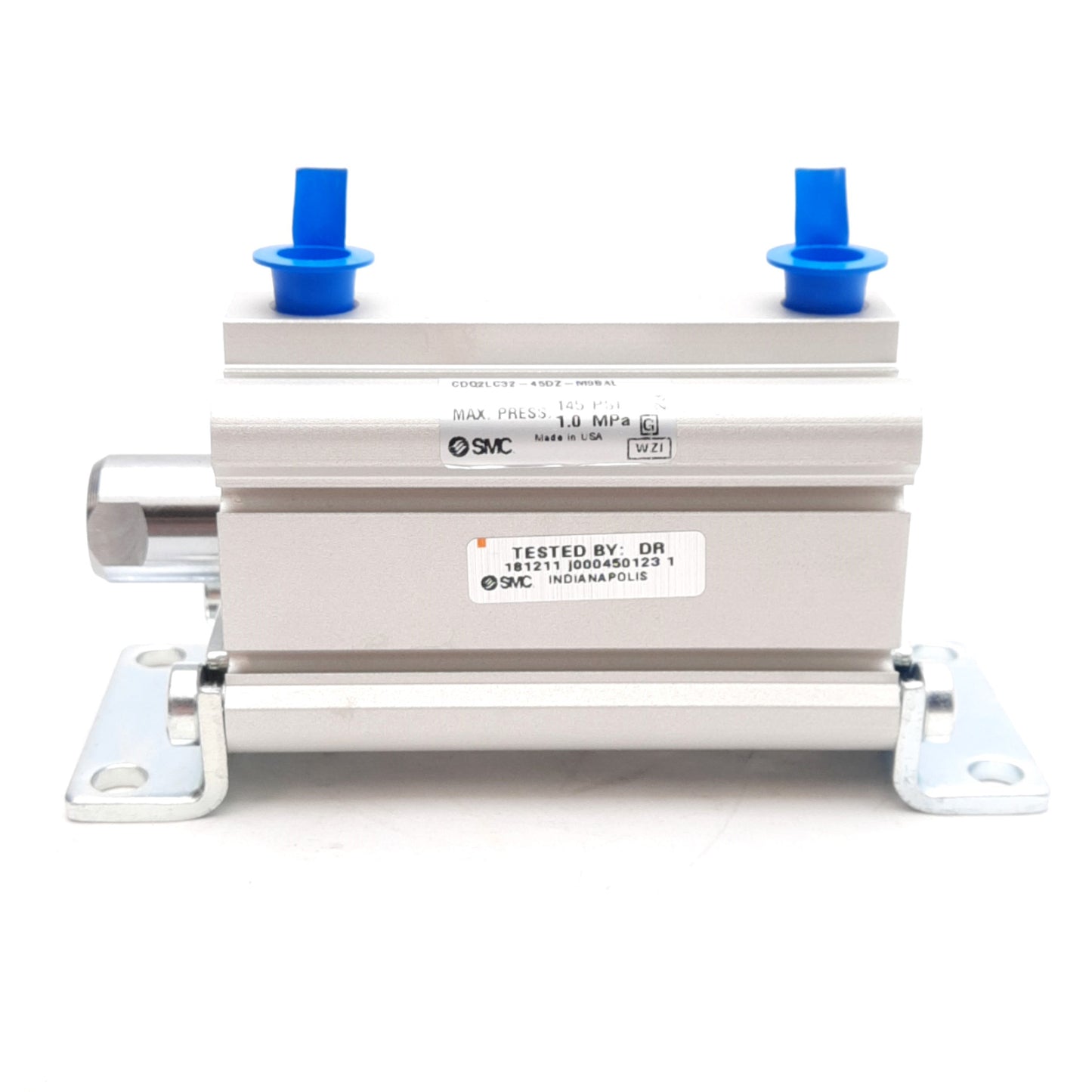 New SMC CDQ2LC32-45DZ Compact Cylinder, ø32mm Bore, 45mm Stroke, 0.05-1.0MPa, Rc1/8
