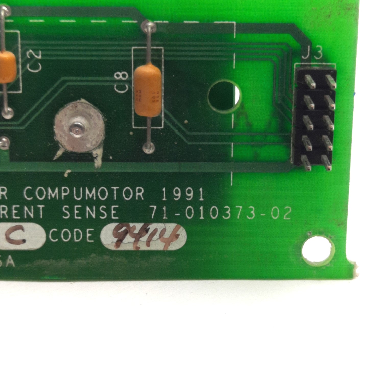 Parker Compumotor 71-010373-02 Z Current Sense Board, For ZX (ZX-F) Series