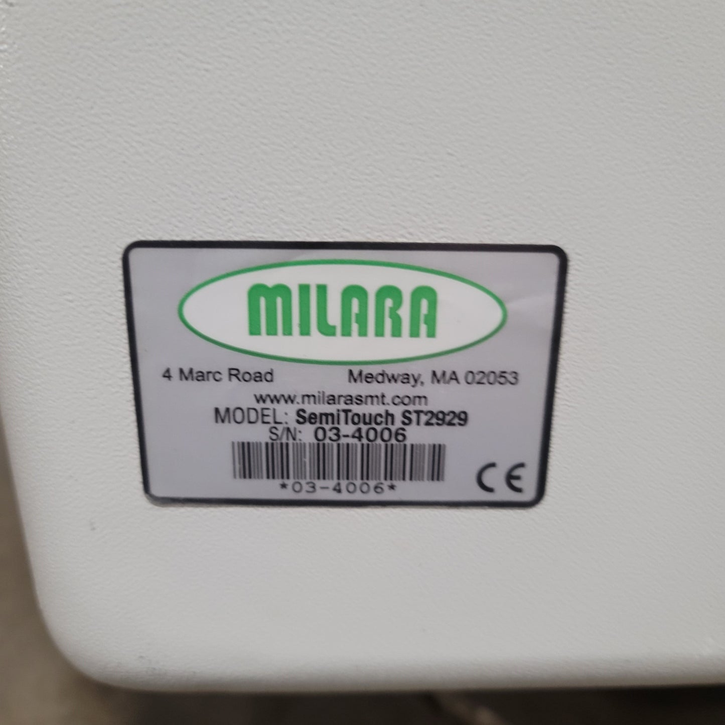 Used MILARA ST2929 SemiTouch Semi-Automatic Stencil Screen Printer 29" x 29", 120VAC