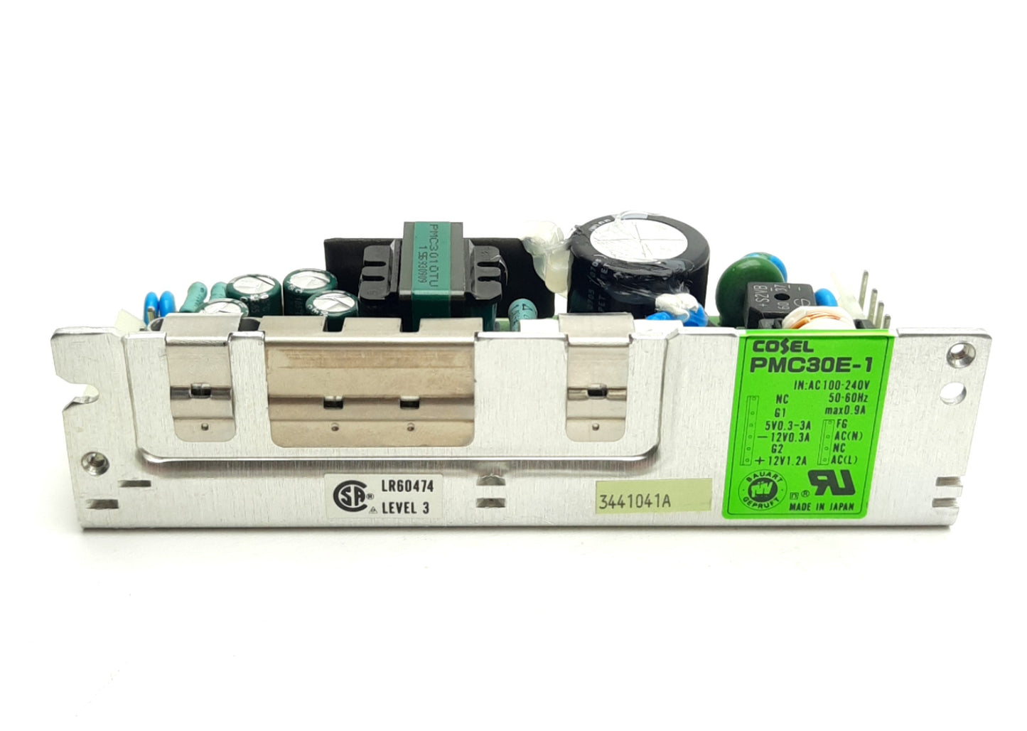 Used Cosel PMC30E-1 DC Power Supply Out: ±12VDC 1.2A/-.3A, 5VDC 3A In: 100-240VAC .9A