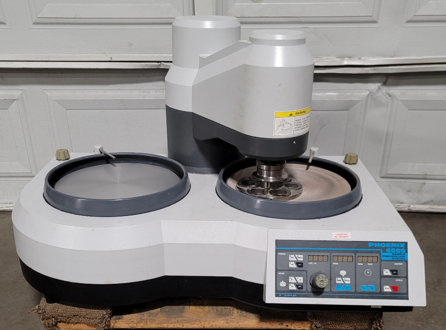Used Wirtz Buehler 49-4102-260 Phoenix 4000 Twin Wheel Sample Preparation System 220V