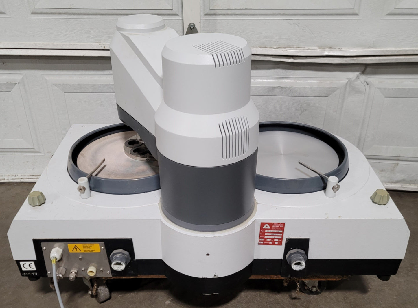 Used Wirtz Buehler 49-4102-260 Phoenix 4000 Twin Wheel Sample Preparation System 220V