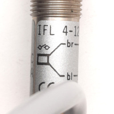 Used Schmersal IFL 4-12L-10 Proximity Sensor, NO, 4mm Range, 15-250V AC, 200mA, M12