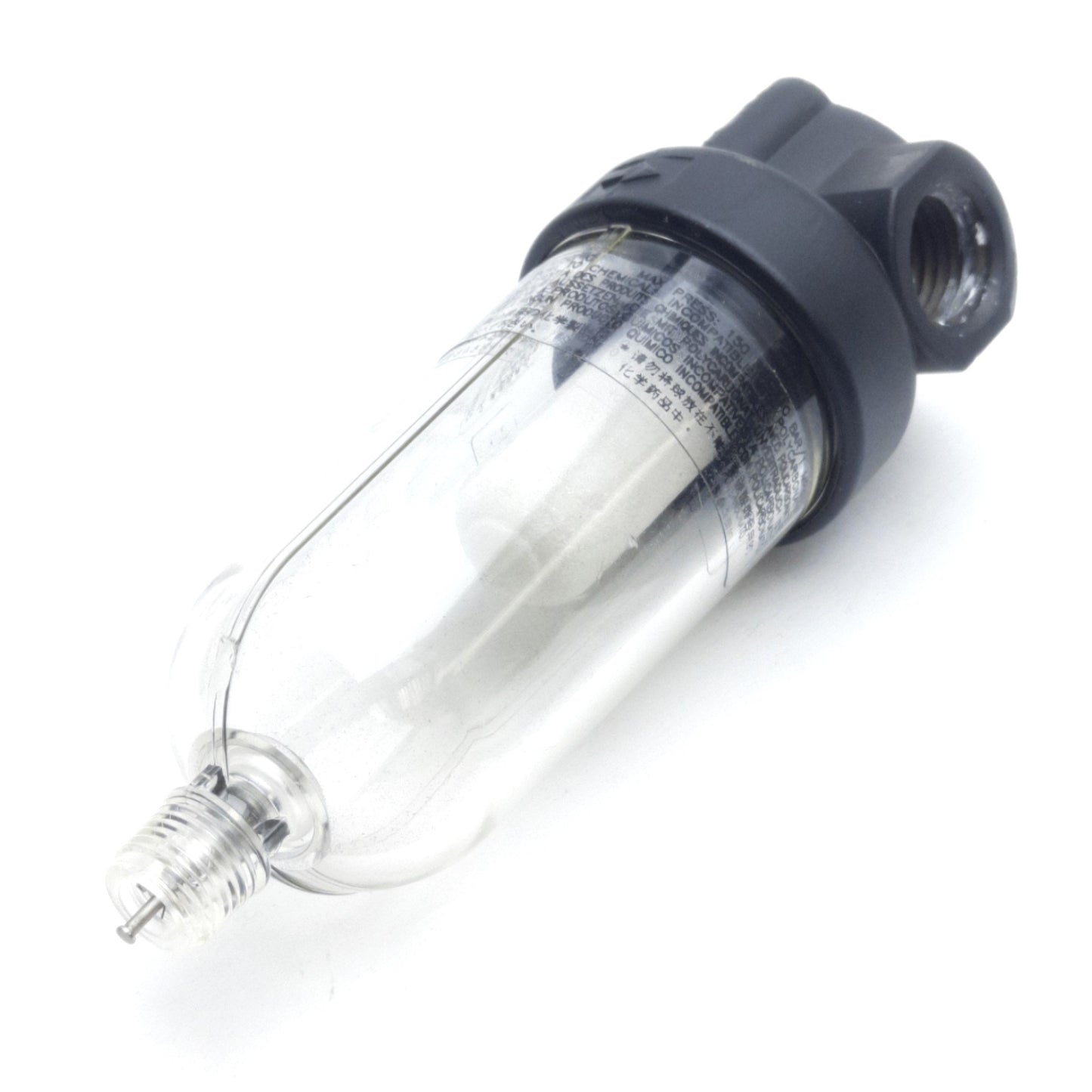Used Norgren F07-200-M1TA Mini-Pneumatic Filter, 1/4" NPT, 5µm, 19 SCFM, 150Psig Max
