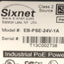 Sixnet EB-PSE-24V-1A Industrial PoE Power Injector, 1-Port, Input: 24V DC