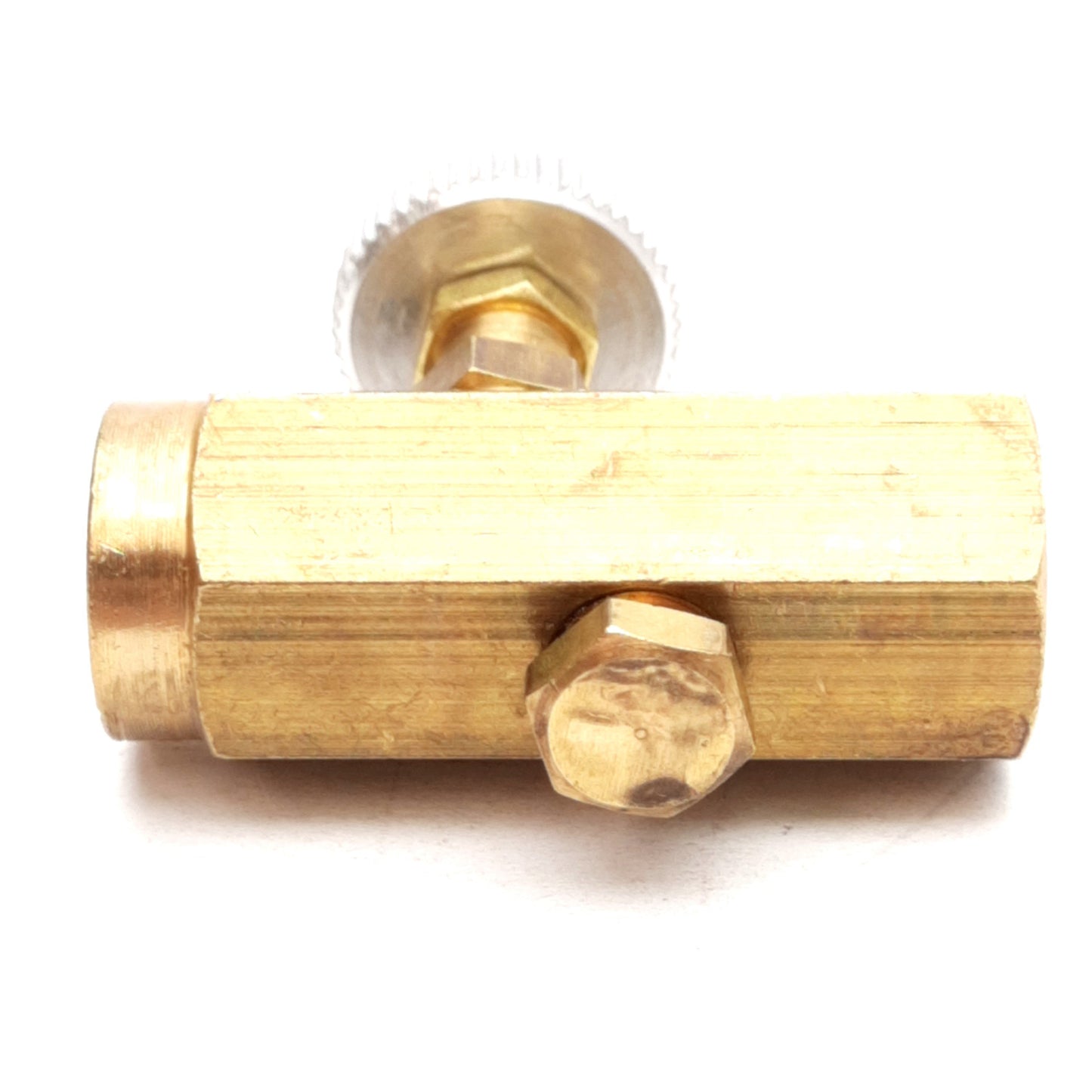 New Deltrol F10BK Flow Control Valve, 1/8in NPTF, Brass, 2000psi, 1.5gpm, 0.23 Cv
