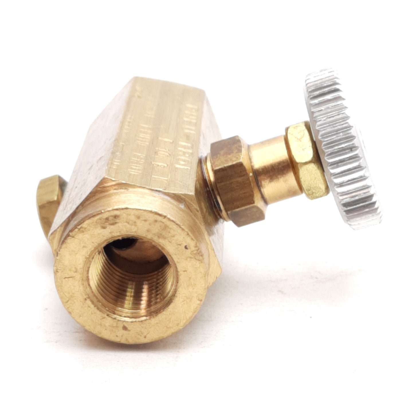 New Deltrol F10BK Flow Control Valve, 1/8in NPTF, Brass, 2000psi, 1.5gpm, 0.23 Cv