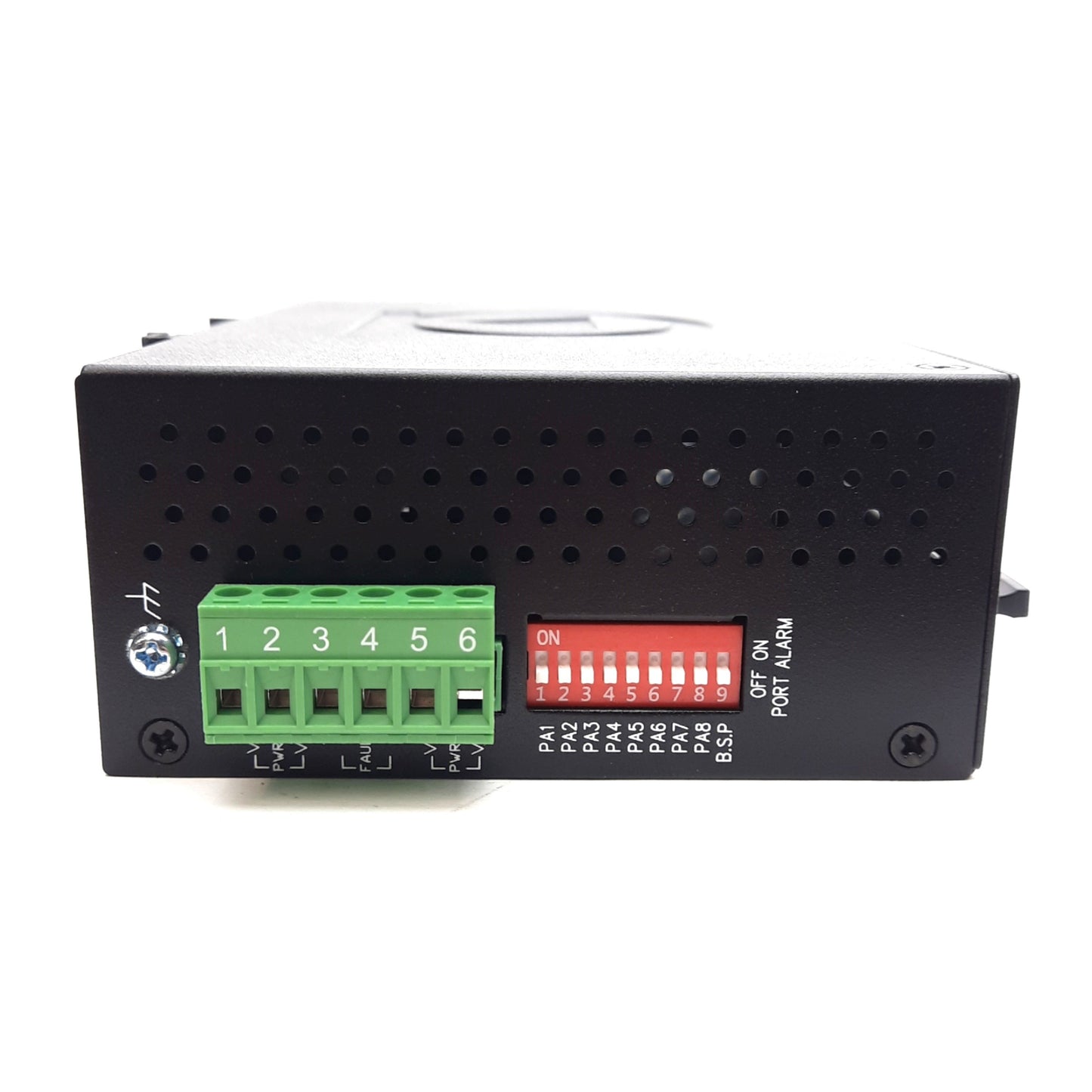 New Antaira LNP-0800-24 Unmanaged PoE Switch 8x PoE RJ45 Ports 12-36VDC 10A DIN Rail