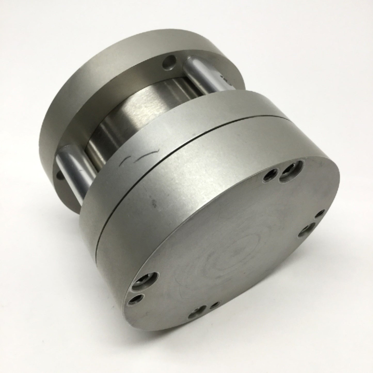Used Bimba FO2-1250.25-3RM Flat-1 2-Stage Air Cylinder 1/4" Stroke, 4" Bore, 3/8" NPT