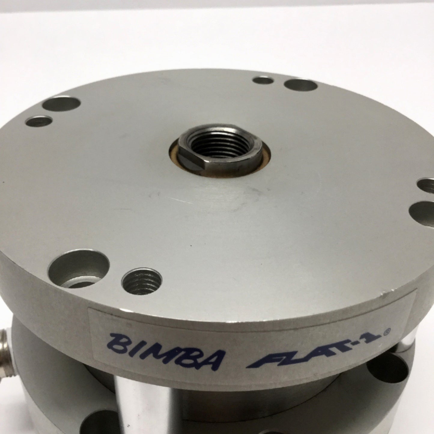 Used Bimba FO2-1250.25-3RM Flat-1 2-Stage Air Cylinder 1/4" Stroke, 4" Bore, 3/8" NPT