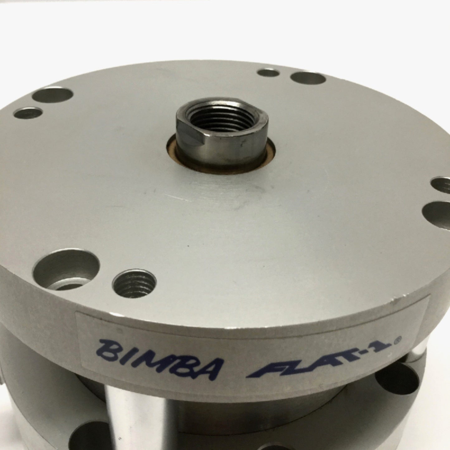 Used Bimba FO2-1250.25-3RM Flat-1 2-Stage Air Cylinder 1/4" Stroke, 4" Bore, 3/8" NPT