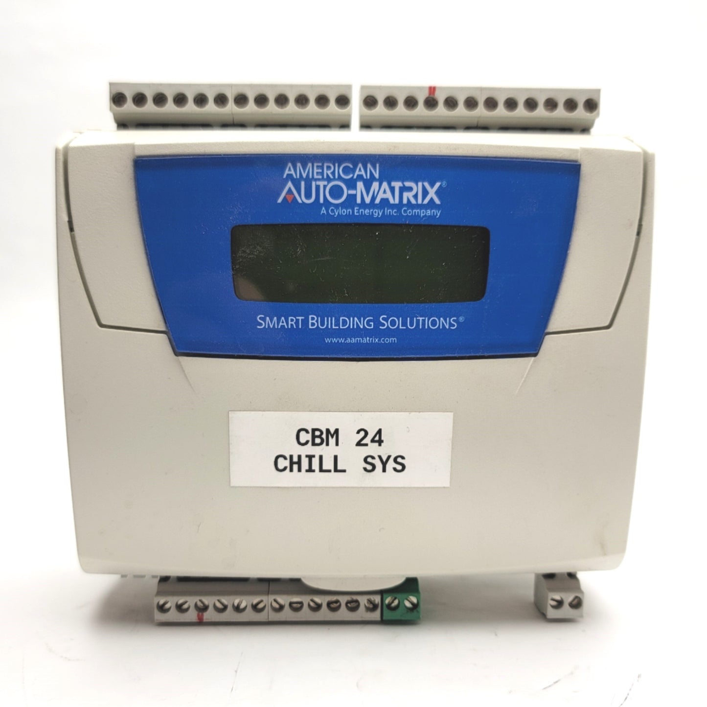 Used American Auto Matrix CBM24K Programmable Controller 8 Inputs, 8 UniPuts, 24VAC