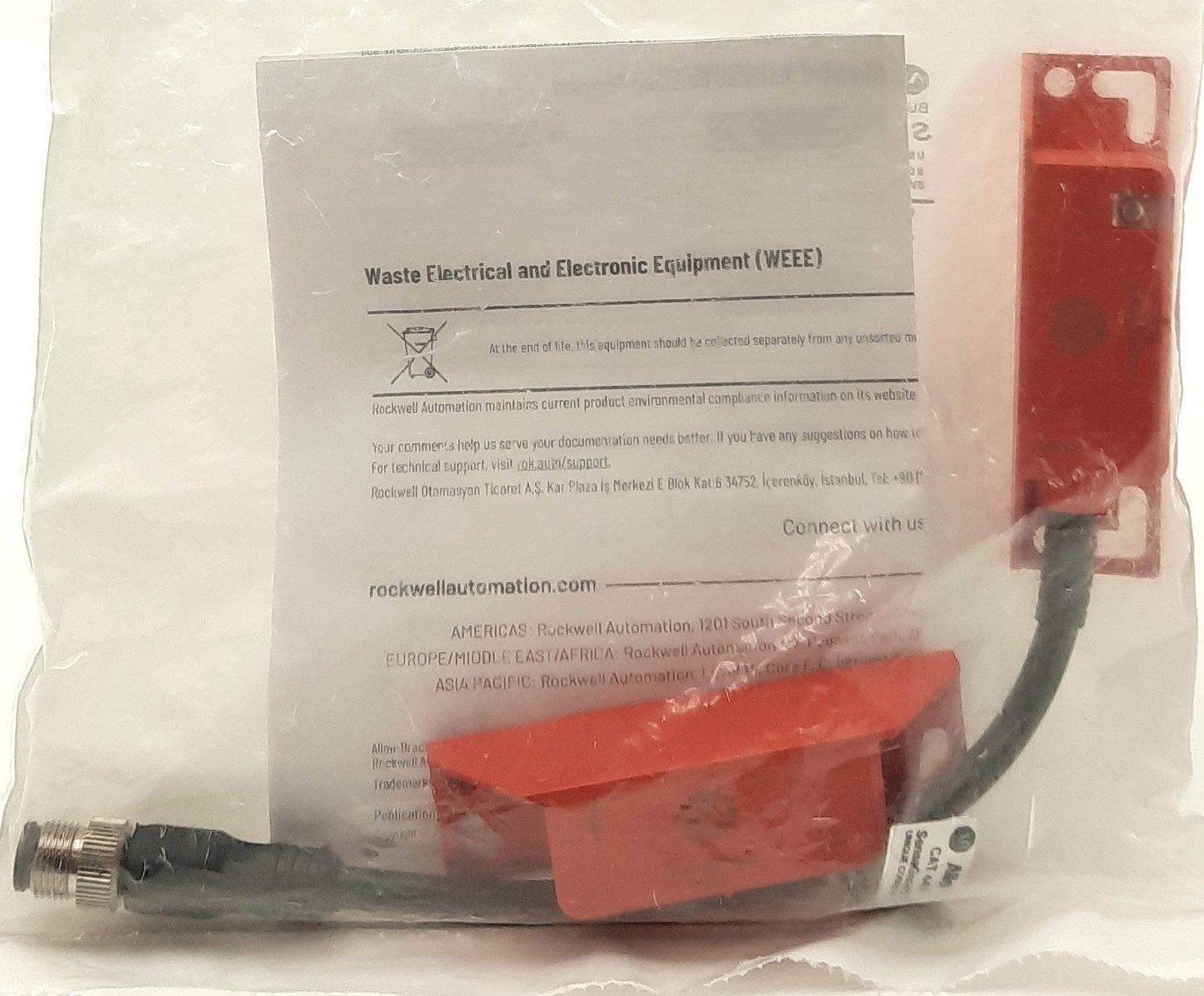 New Allen Bradley 440N-Z21US2H Coded Safety Switch 2 NC 1 NO SS 18mm Sensing 24VDC