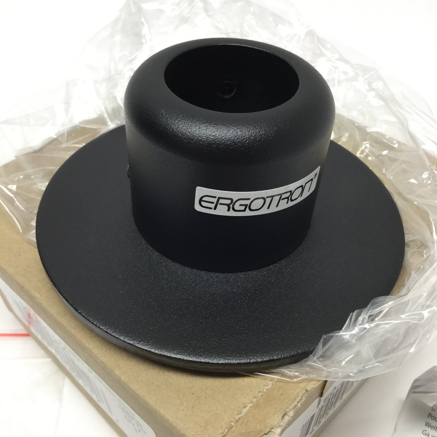 Open box Ergotron 60-350-200 DS100 Mounting Bracket Base, Black, For 1.5" Diameter Pole