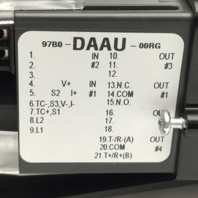 Used Watlow 97B0-DAAU-00RG Limit Controller 24V Supply, Relay Output RS485, RTD & T/C