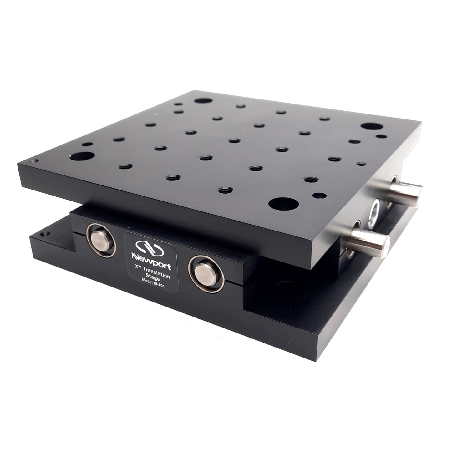 New Newport M-401 XY Linear Positioner Stage 13mm Travel, 139.7x139.7mm, 450N