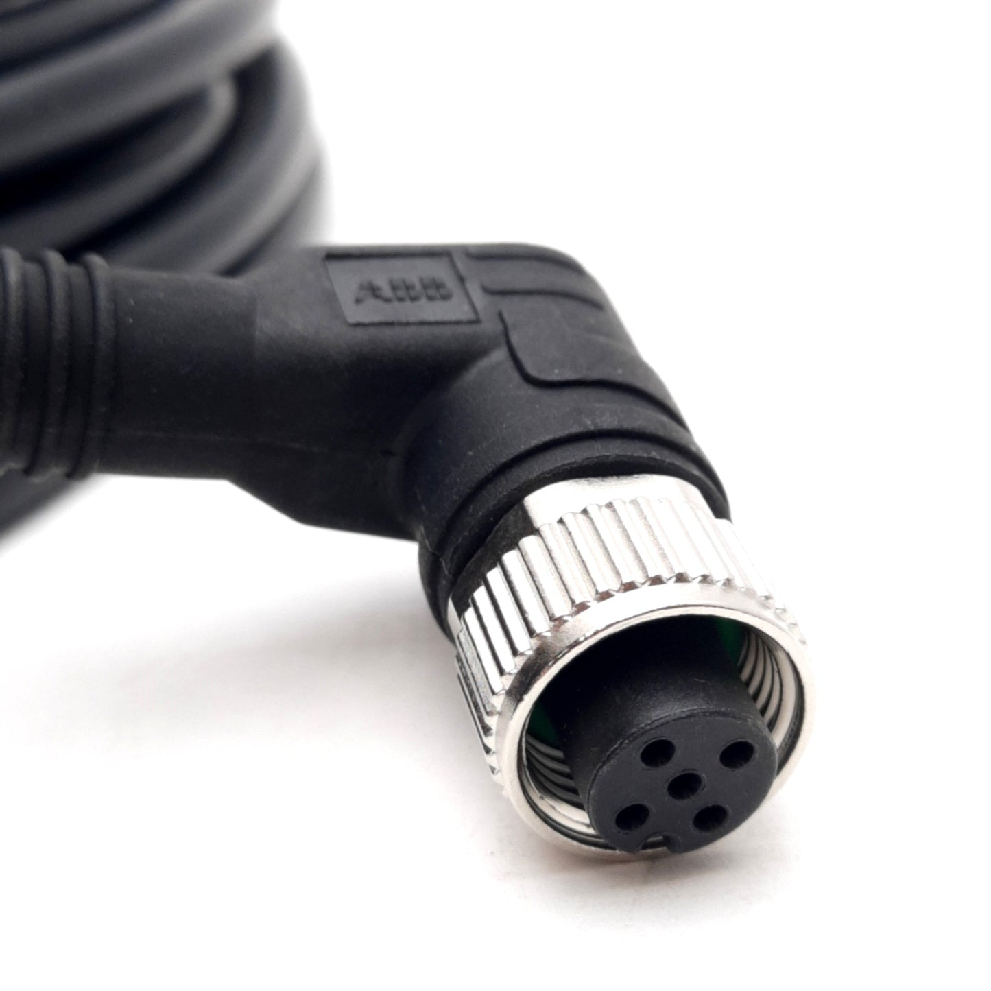 New ABB RTLA020056R0600 Shielded Cable, M12 5-Pin Female Right-Angle, 24V, 6m