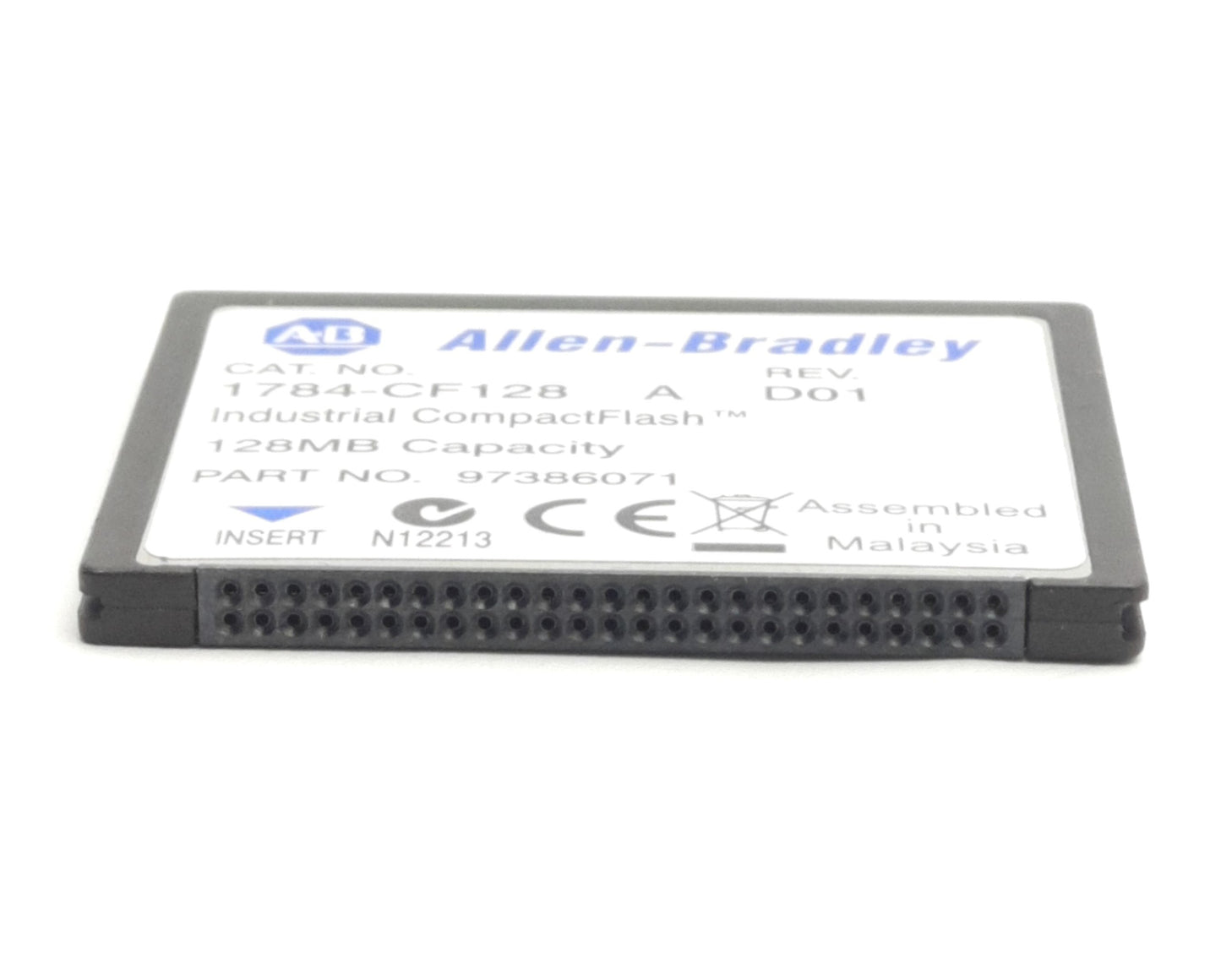 Allen Bradley 1784-CF128 Industrial Compact Flash Memory Module, 128MB Capacity