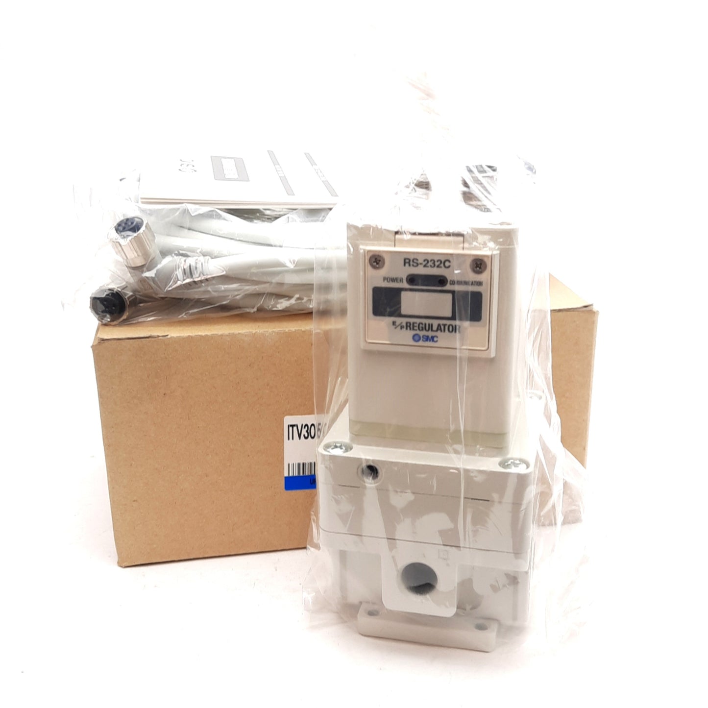 New SMC ITV3050-RCN2L Electro-Pneumatic Regulator 4000l/min, 0.005-0.9MPa, 1/4in NPT