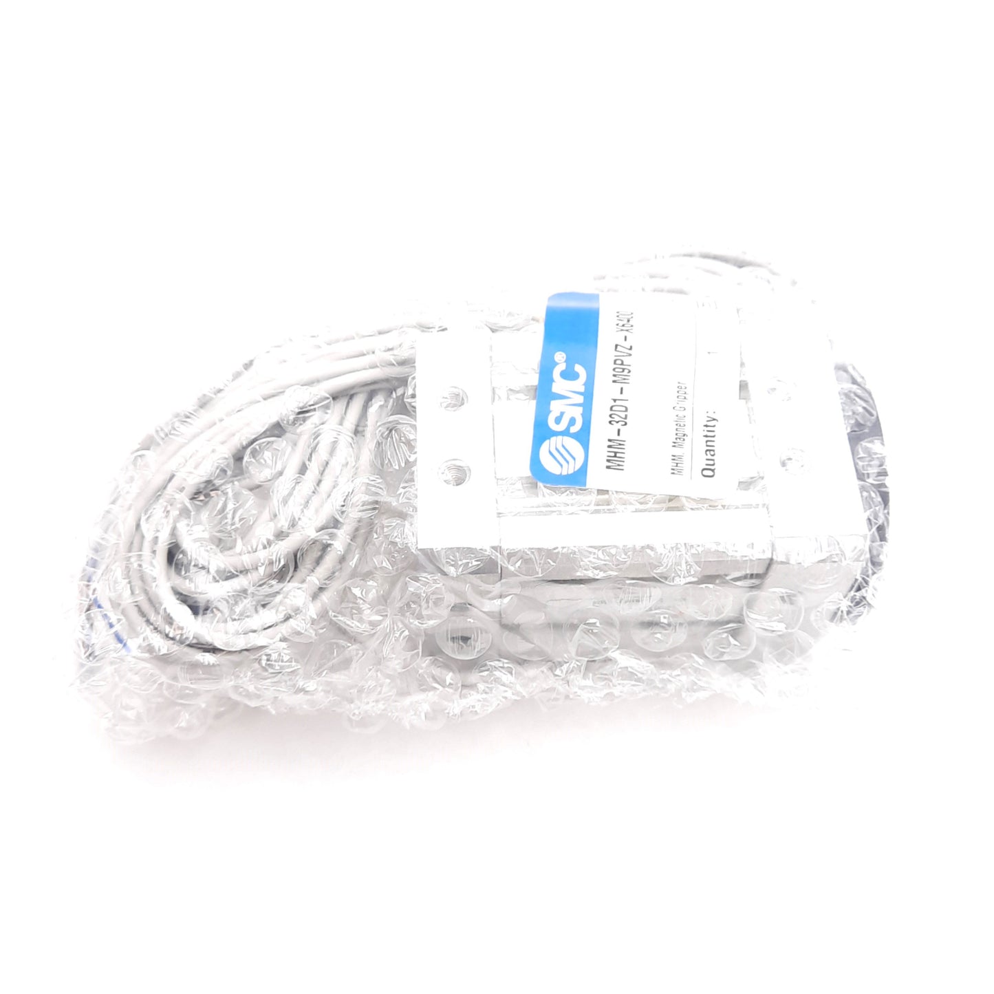 New SMC MHM-32D1-M9PVZ-X6400 Magnetic Gripper 80N 0.6MPa 24VDC 3-Wire PNP Rc1/8