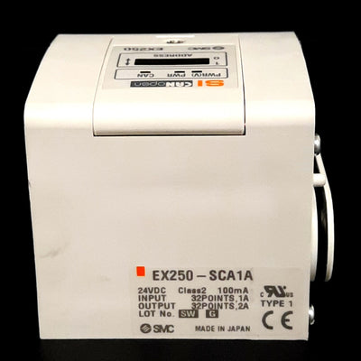 SMC EX250-SCA1A CANopen Serial Interface Unit, 24VDC 100mA, 32 I/O, PNP