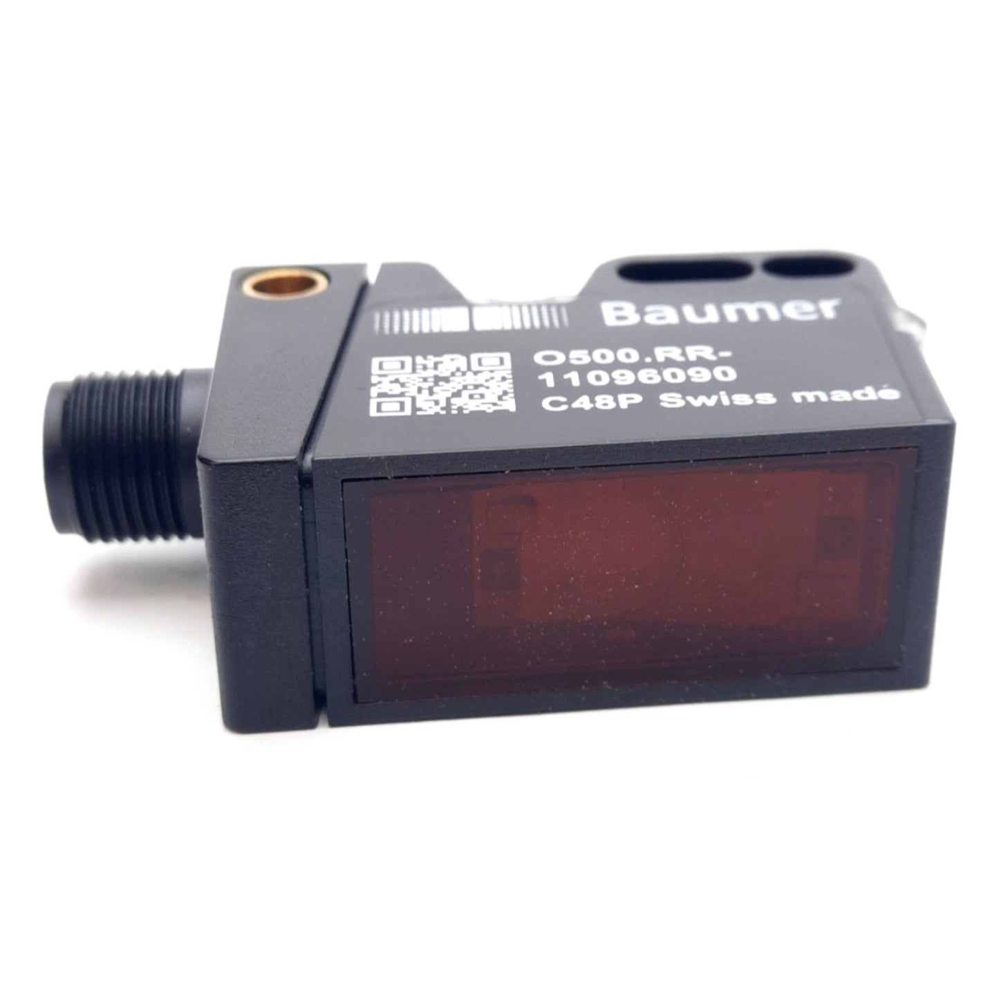 New Baumer O500.RR-11096090 Retro-Reflective Sensor, 7.5m Range, 630nm, 10-30VDC