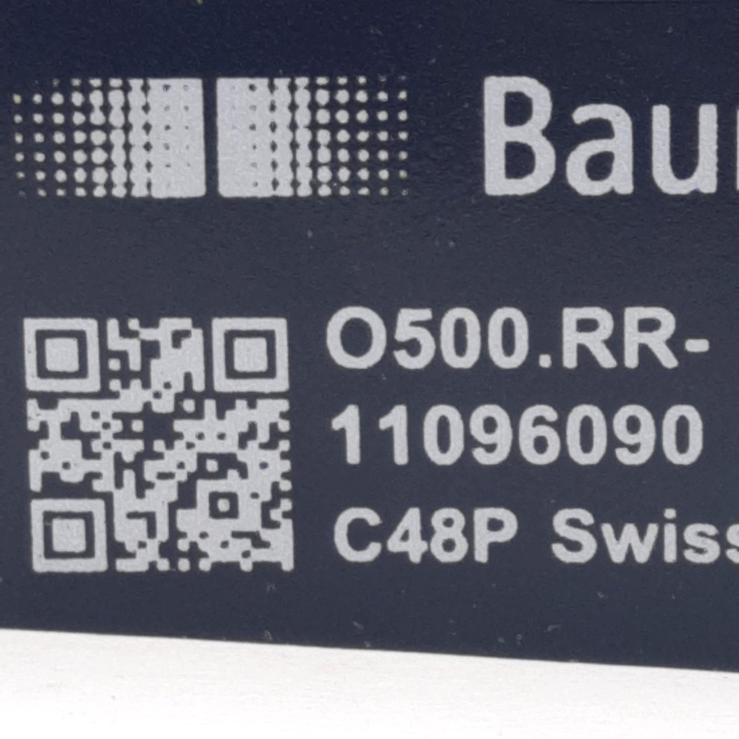 New Baumer O500.RR-11096090 Retro-Reflective Sensor, 7.5m Range, 630nm, 10-30VDC