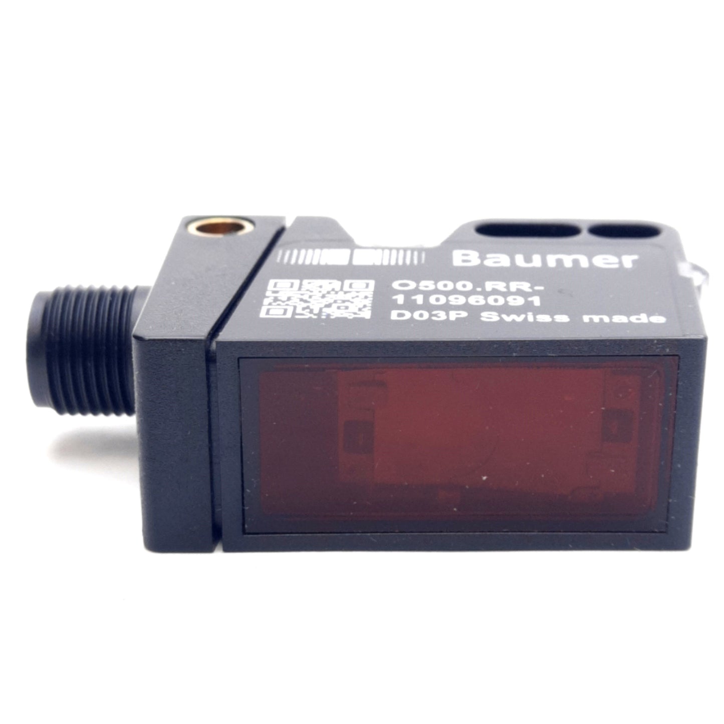 New Baumer O500.RR-11096091 Retro-Reflective Sensor, 7.5m Range, 630nm, 10-30VDC