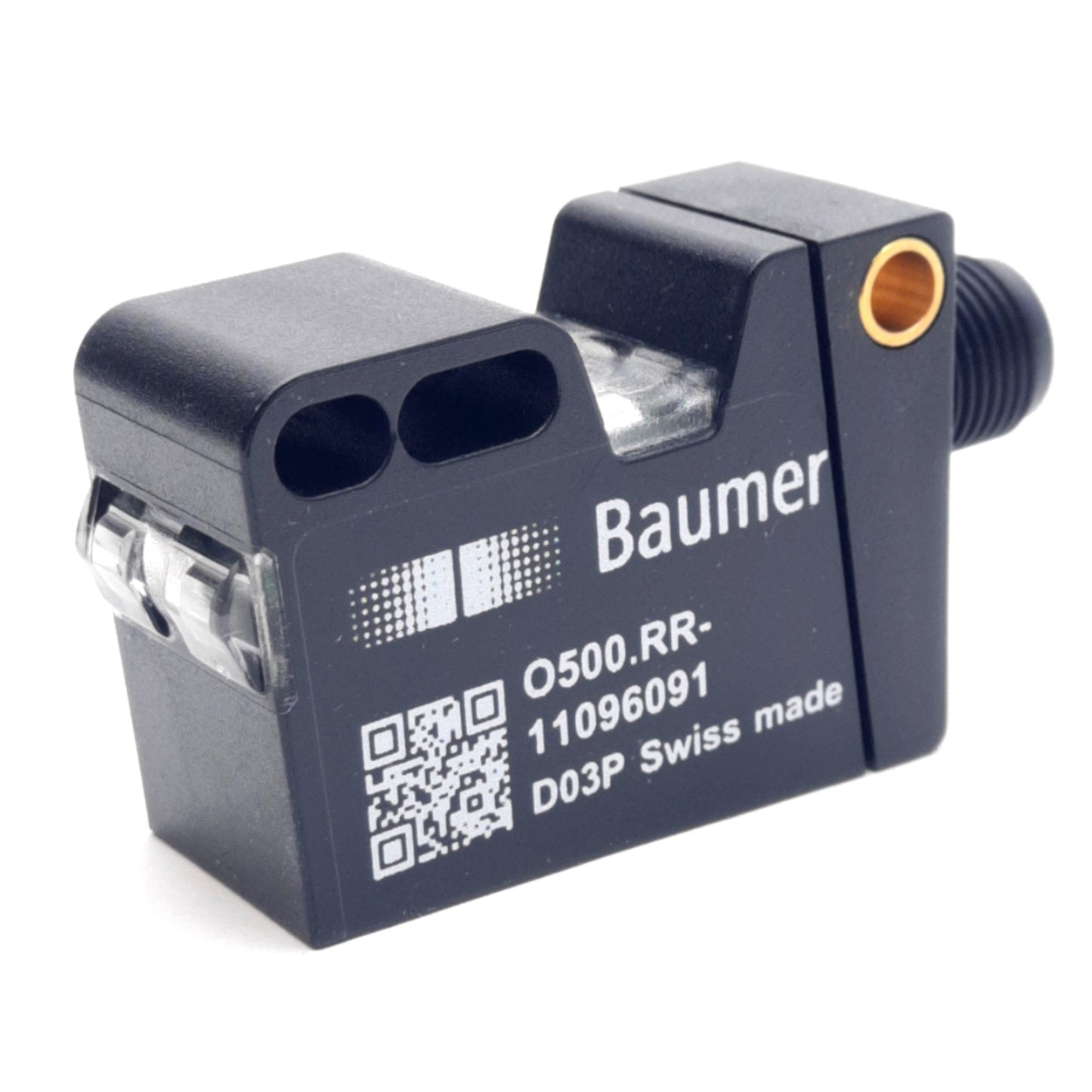 New Baumer O500.RR-11096091 Retro-Reflective Sensor, 7.5m Range, 630nm, 10-30VDC