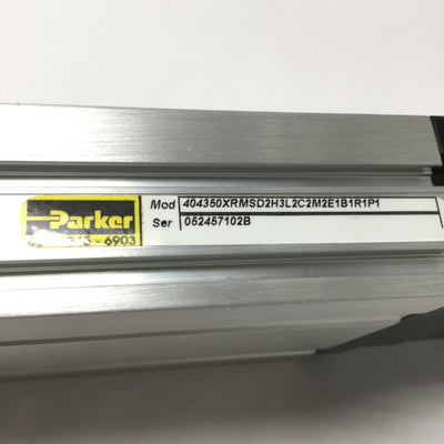 Used Parker 404350XR Linear Actuator Stage Table Ball Screw Positioner, 350mm Stroke