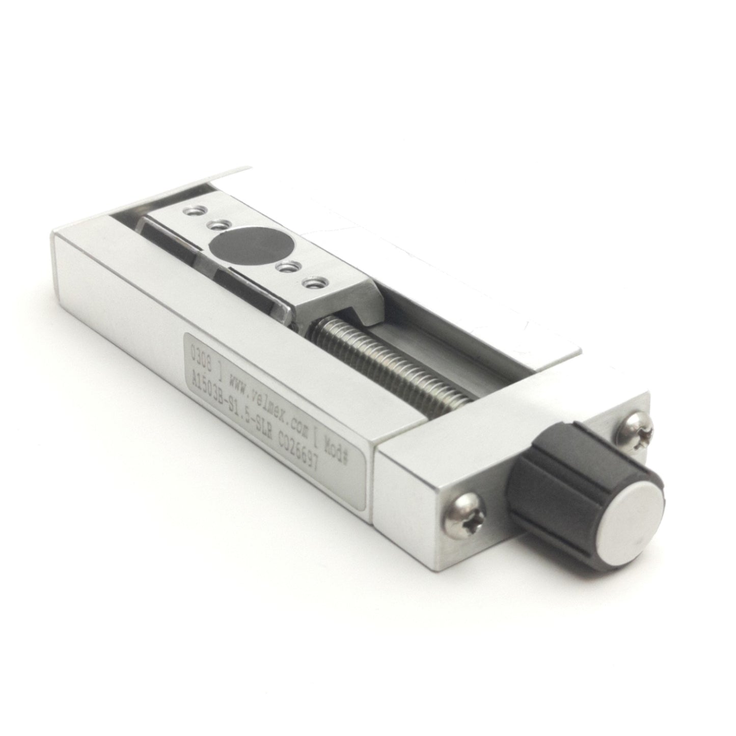 Used Velmex A1503B-S1.5-SLR Unislide Manual Linear Actuator, 1.5" Stroke, 15lbs Cap.