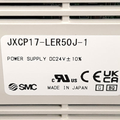SMC JXCP17-LER50J-1 Step Motor Controller PROFINET 100Mbps, 36 Byte I/O, 24VDC