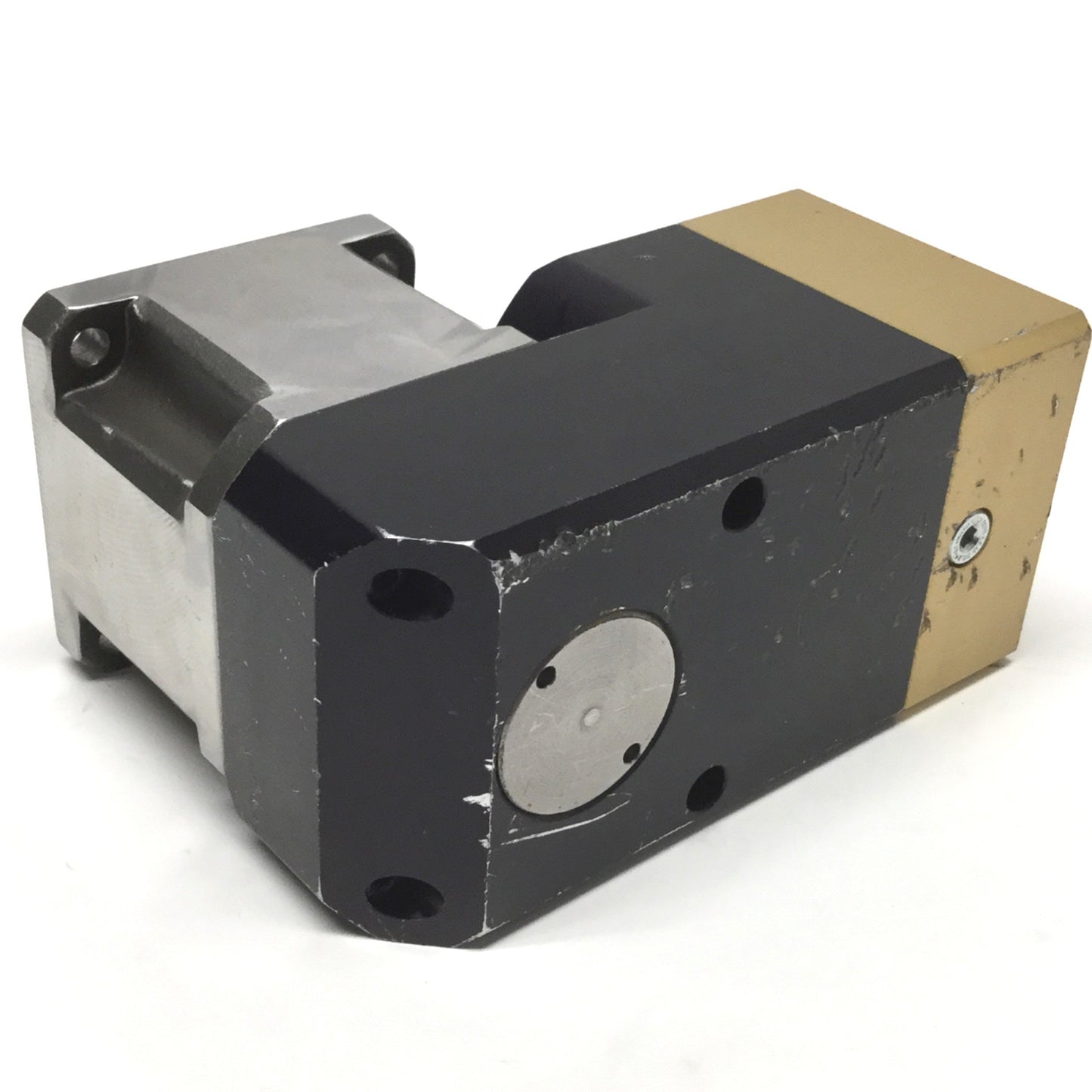 Used Parker RX60-015-S2 Right-Angle Planetary Gearhead 15:1 Ratio Ø5/8" In, Ø16mm Out