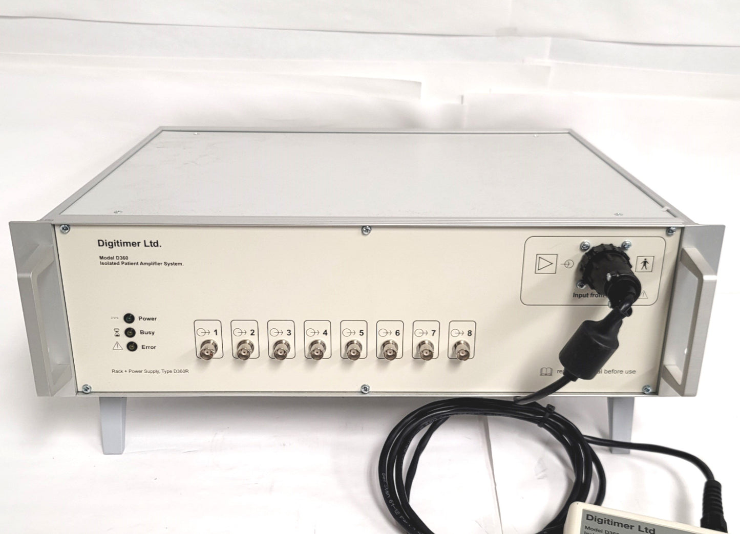 Used Digitimer D360 8-Channel Patient Amplifier For EEG, EMG And Evoked Potentials