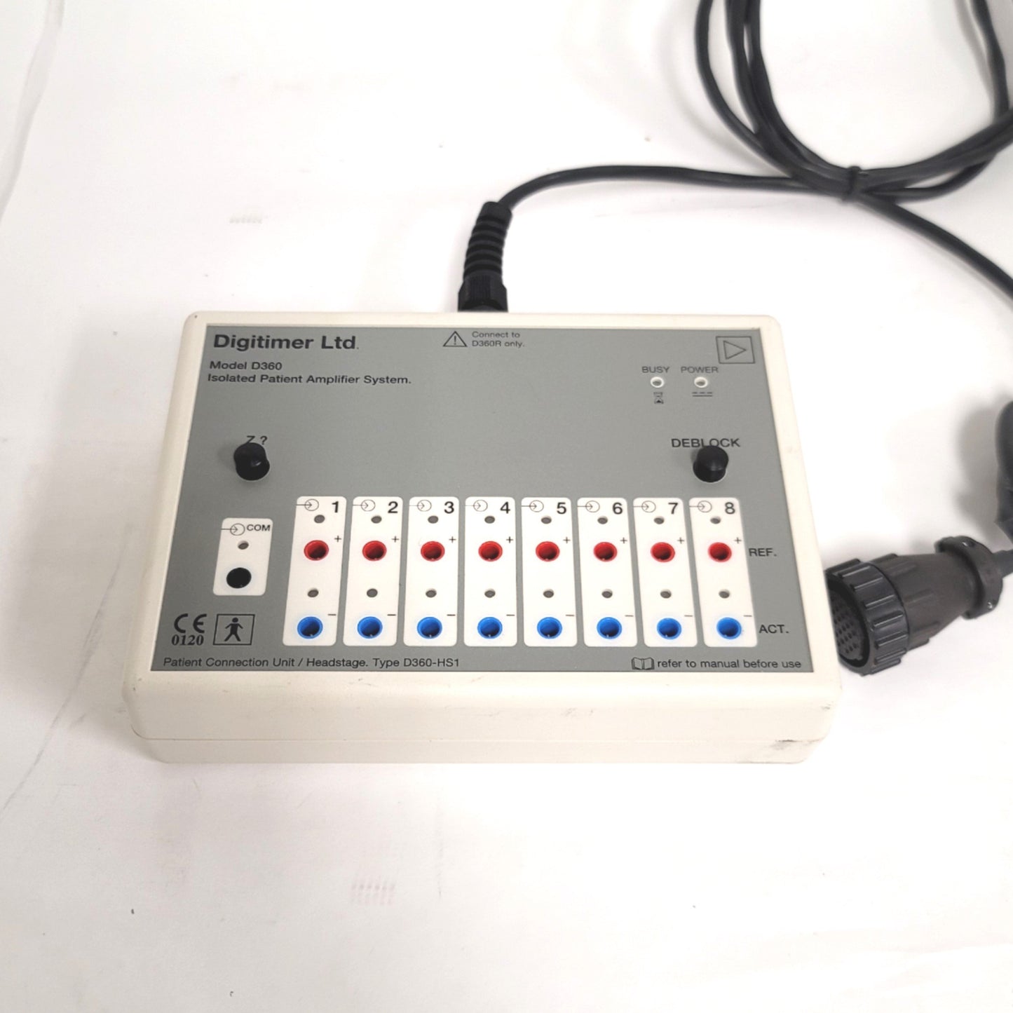 Used Digitimer D360 8-Channel Patient Amplifier For EEG, EMG And Evoked Potentials