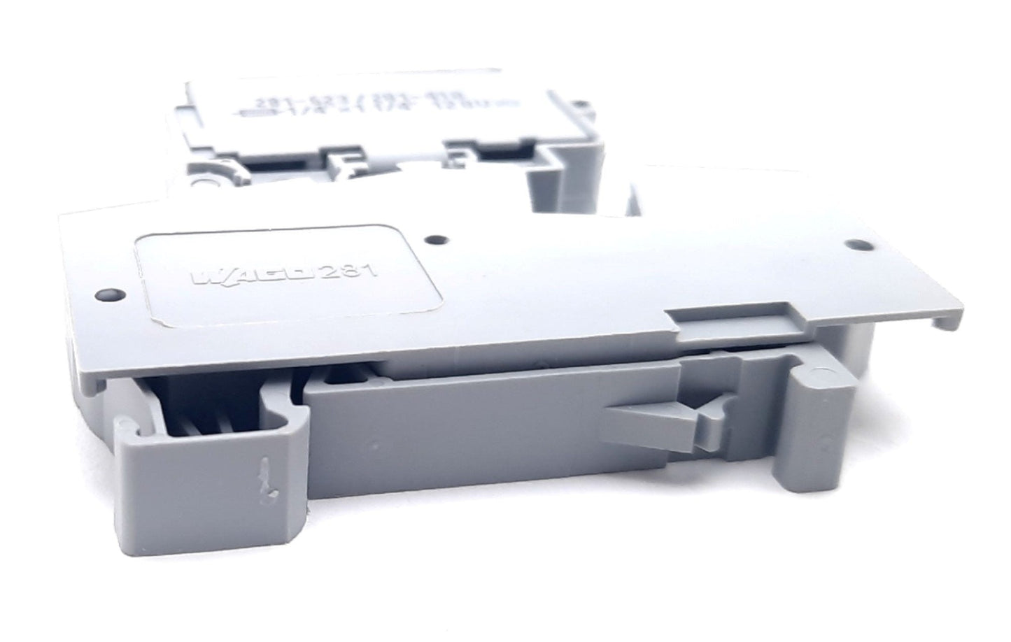 New – Open box Lot of 3 Wago 281-623/281-418 2 Conductor Fuse Terminal Block 800V, 10A