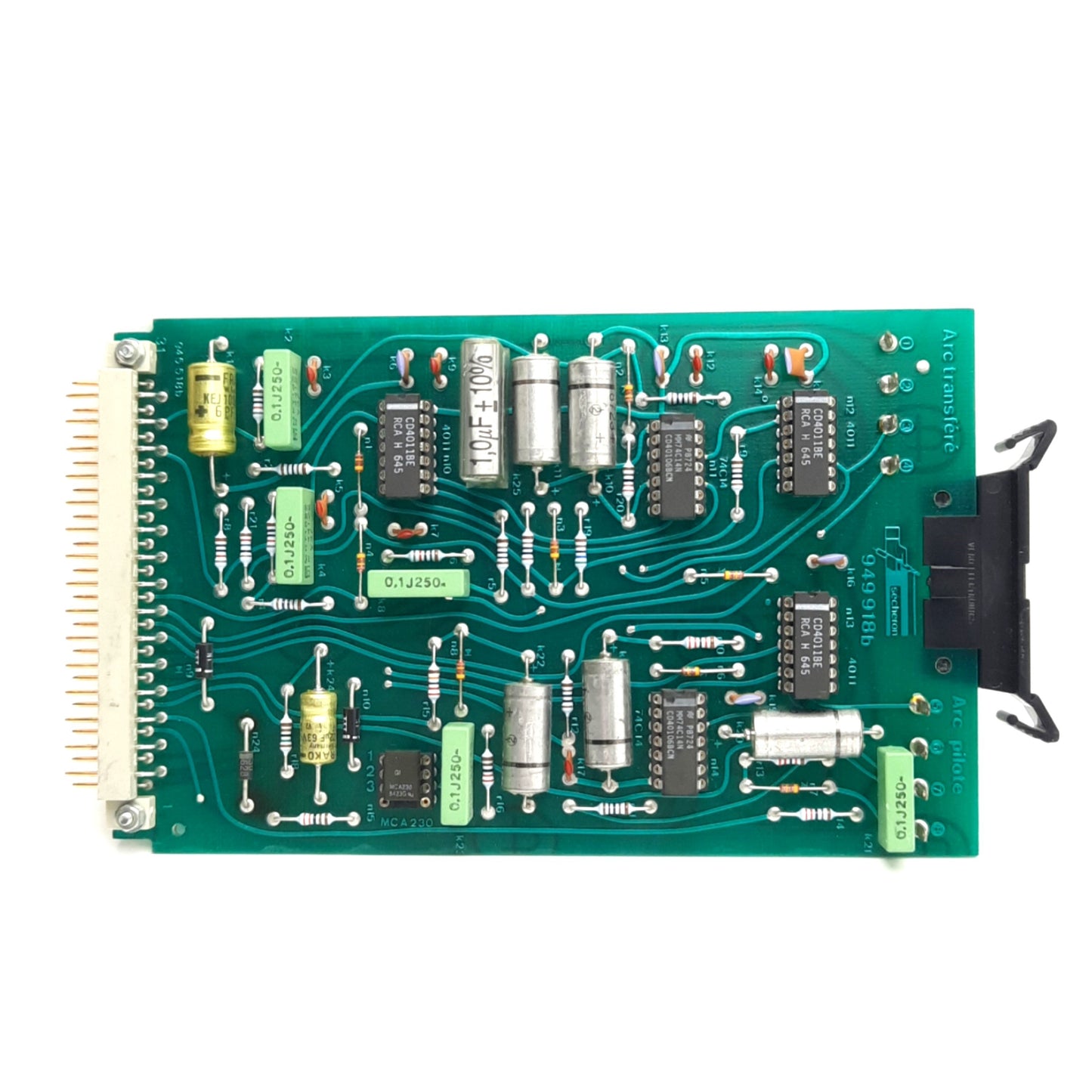 Used Secheron 9000-949918b Arc Transfere / Arc Pilote Control Board, 31-Pins