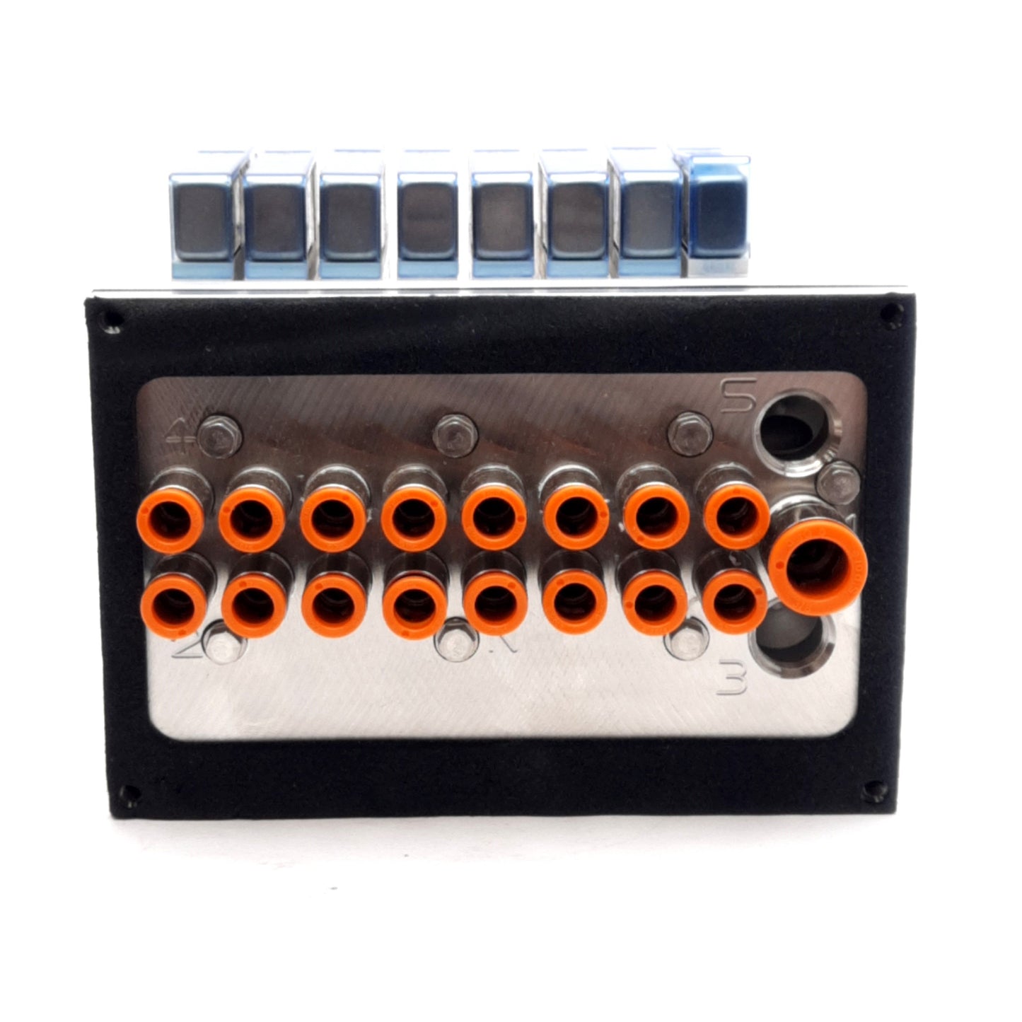 New – Open box SMC SS5Y3-X1874 Manifold Assembly, 8 Stations, 1/4in & 3/8in One-Touch Ports