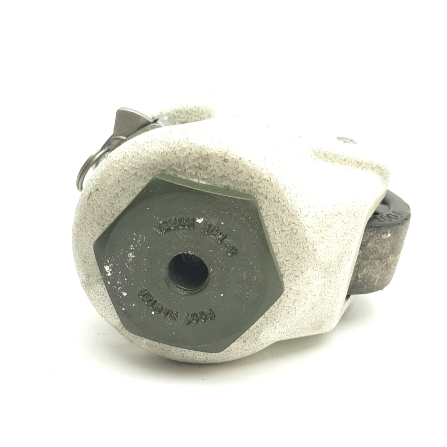 Used Lot of 2 Footmaster GDR-60-S-NYN Leveling Caster, 82mm Height, 50mm Wheel, M12