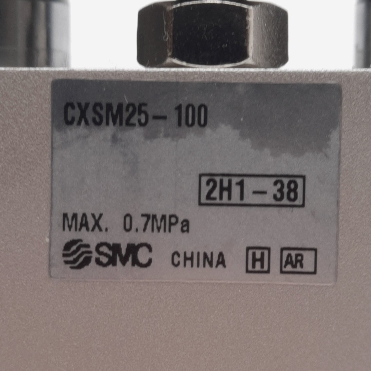 New SMC CXSM25-100 Guided Cylinder, ø25mm Bore, 100mm Stroke, Rc1/8, 0.7MPa