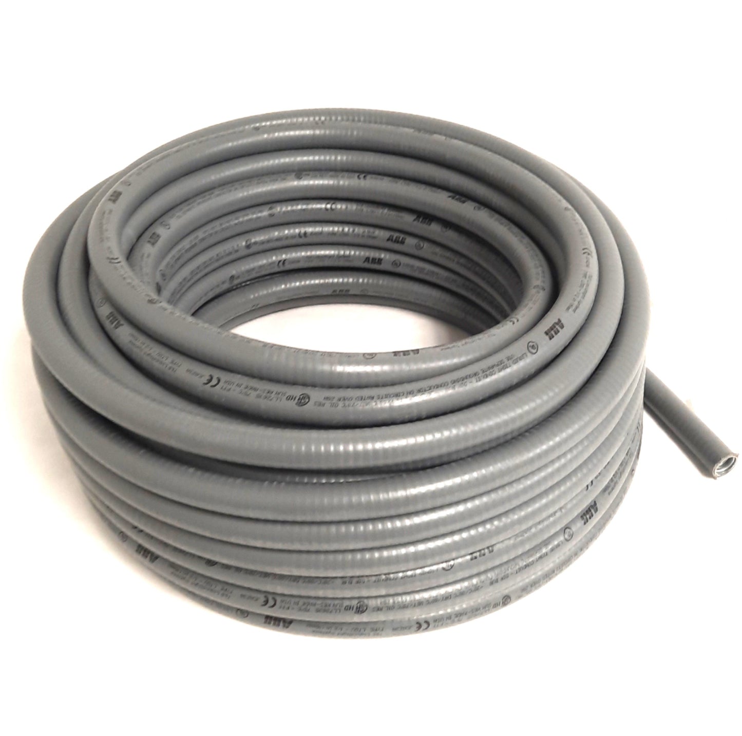 New ABB LTGUS02G-C Conduit 1/2in Diameter, Galvanized Steel Core w/ PVC Jacket 100ft