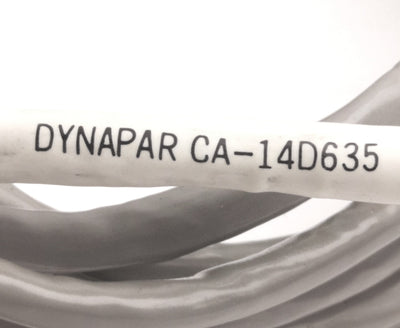 Dynapar CA-14D635 Encoder Cable, 10-Pin Male Circular to Flying Leads, 5Ft