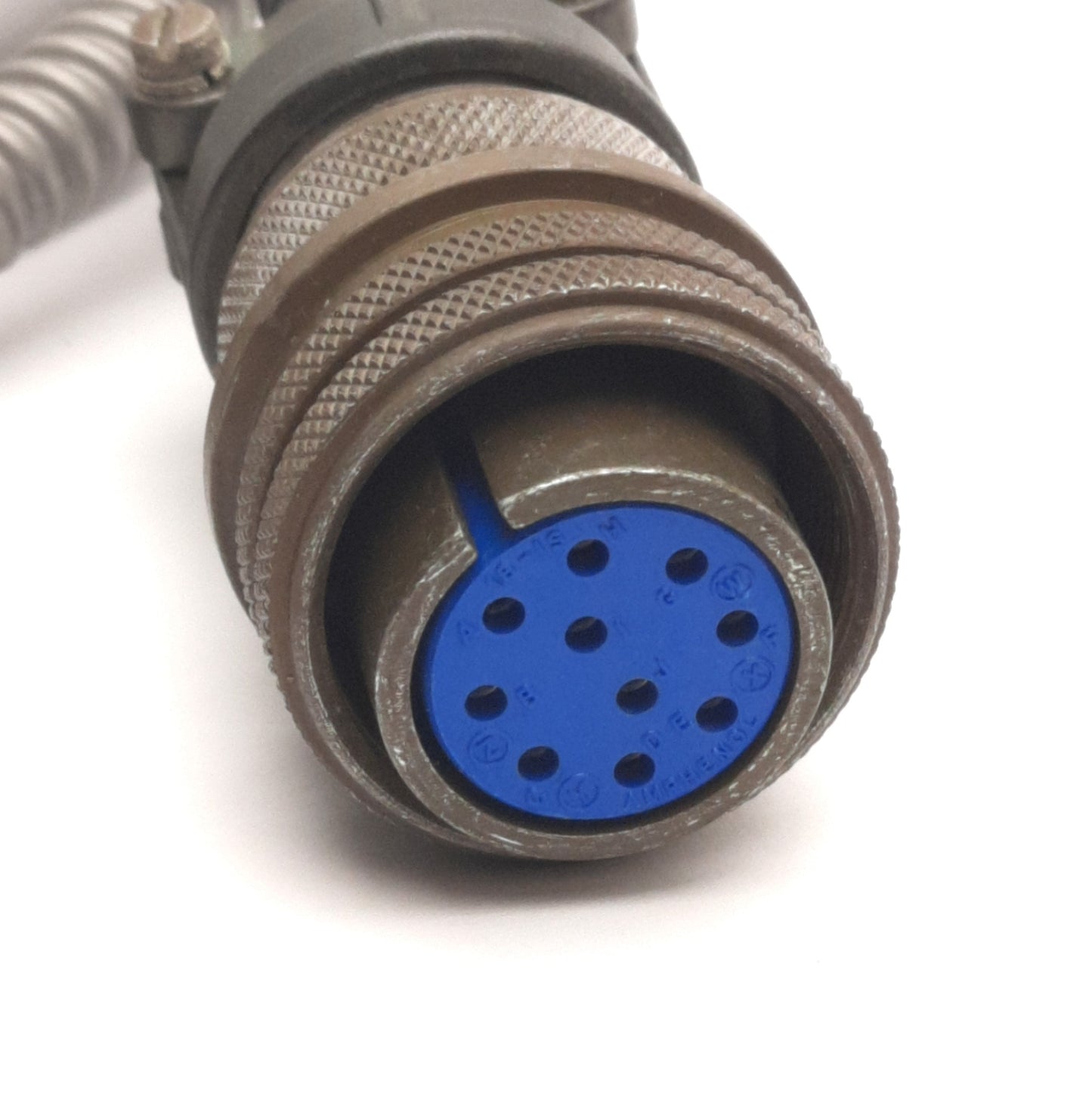 Used Dynapar CA-14D635 Encoder Cable, 10-Pin Male Circular to Flying Leads, 5Ft