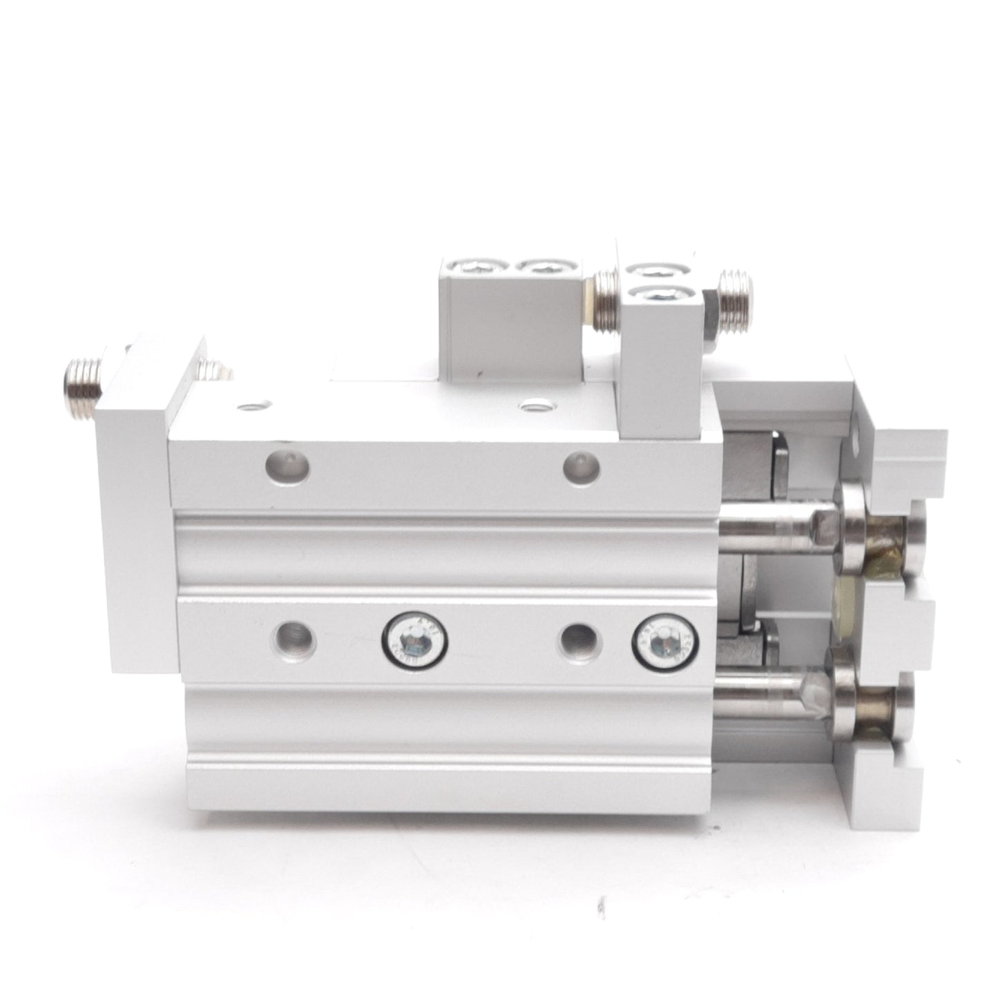 New SMC MXS16-20A Guided Cylinder ø16mm Bore, 20mm Stroke, 0.15-0.7MPa, M5x0.8 Ports